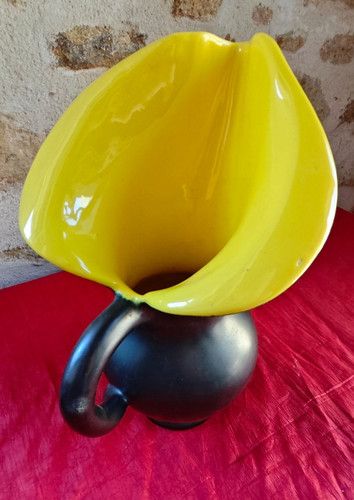 Pichet jaune noir - et,