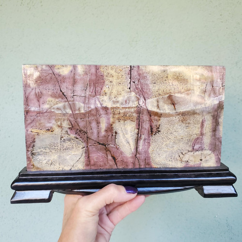 Pink picture jasper dendrite - pink,
