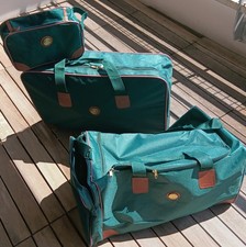 Set De 3 Bagages En Tissu Valise, Sac de Voyage, Trousse de Toilette