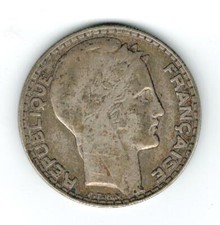 PIECE DE 20 FRANCS  ARGENT DE 1933 - TURIN - 20 gr