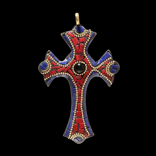 Pendentif croix homme tibatan - croix,