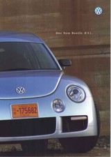 Catalogue Brochure VW New Beetle RSI concept 1999 Allemagne Deutschland