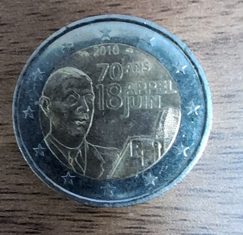 Euros commémorative 70 ans - euros,