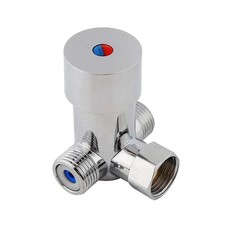 Robinet Mélangeur Thermostatique 3 Voies Chrome Eau Chaude Froide NEUF