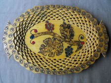 Ancienne assiette en bois