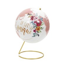 Globe terrestre déco girly - terrestre, "girly"