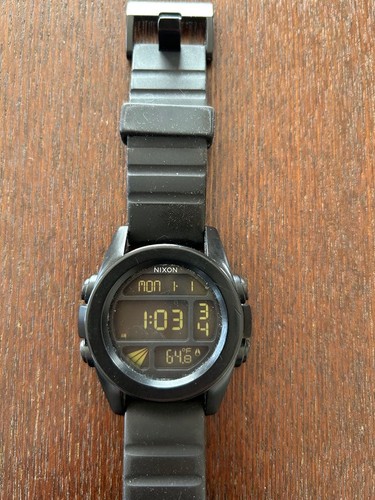 Nixon watch unit black - nixon,