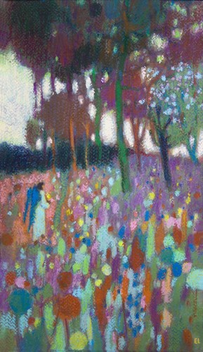 Painting spring angel - spring, in