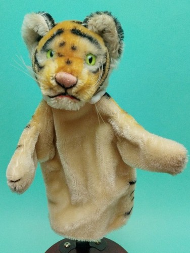 Ancienne marionnette tigre - ancienne,