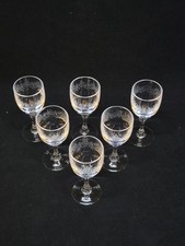 6 Verres A Liqueur En Cristal