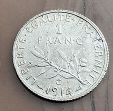 1 franc semeuse - 1914 C - Castelsarrasin