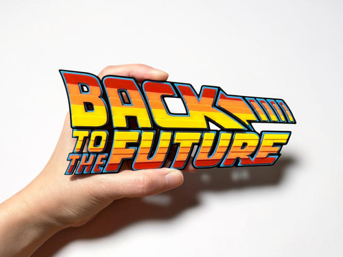 Plaque logo retour - logo,