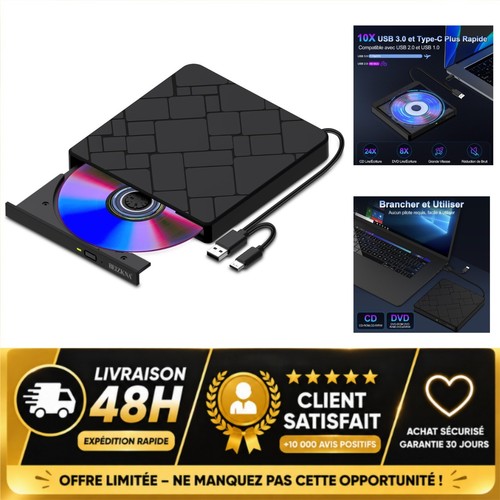 Lecteur dvd externe usb 0 - lecteur, 3.0