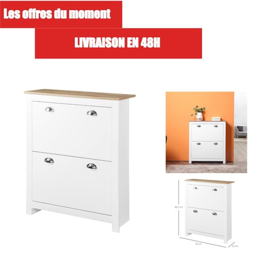 Homcom armoire chaussures - armoire, à