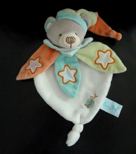 Doudou plat baby nat ours - doudou,