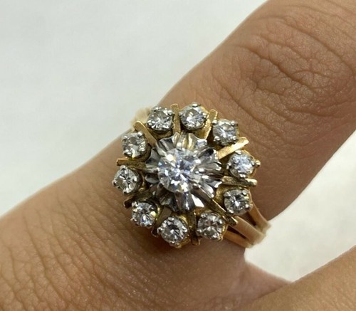 Bague marguerite jaune - bague,