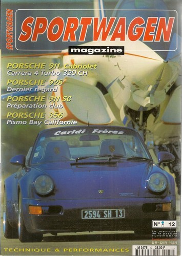Sportwagen porsche 911 - 12, c4