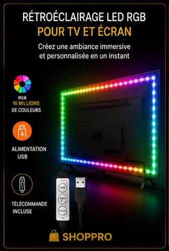 Bande led rgb usb pour - usb,