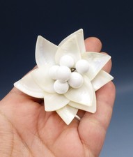Grande broche ancienne nacre - ancienne,