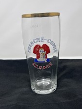 Ancien Très Grand Verre À Bière Émaillée (LUTHERBACH)