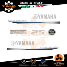 Kit d'autocollants pour moteur hors-bord Yamaha 25 cv - Four Stroke F25 WHITE