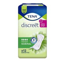 lot 3x12 Serviettes hygiéniques Discreet normal TENA