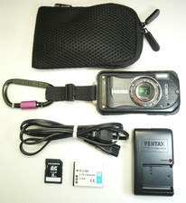 Appareil photo numérique compact noir PENTAX Optio W90 du Japon