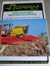 Catalogue,Brochure,Prospectus Agricole Tracteurs AGRAM  Cueilleur et Broyeur