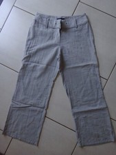 Pantalon léger en  viscose gris  Bianca   taille 40  TBE