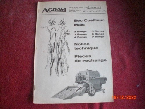 Ancienne notice cp bec - notice, +