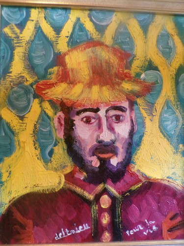 Huile sur toile - huile, 46x38
