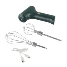 Mélangeur à main vert mélangeur à main batteur à œufs à main charge USB c