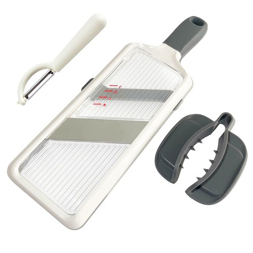 Gray handheld mandoline slicer - gray,
