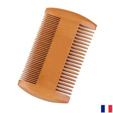 Peigne en bois dents à barbe