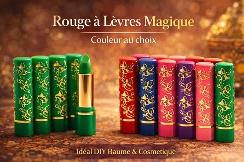 Rouge lèvres magique - lèvres, vert