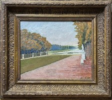 Antique Original Landscape Oil