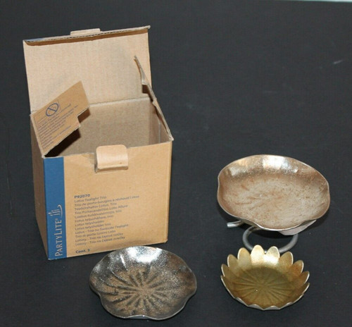 Partylite lotus tealight trio - partylite,