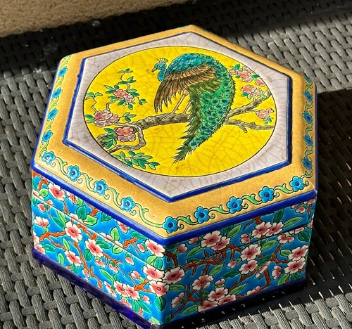 Important coffret hexagonal - coffret,