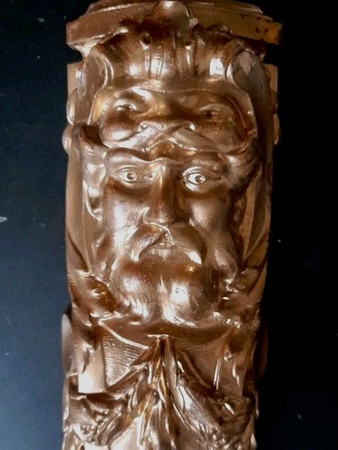 Ancien bronze diable - bronze, satyre