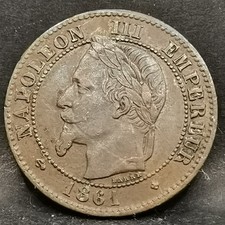 2 CENTIMES 1861 BB STRASBOURG