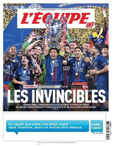 Lot journaux equipe 2026 - l'equipe,