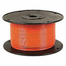 12 Gauge Orange Automotive Cross-Link Wire, GXL Thin Wall, 250' Spool 