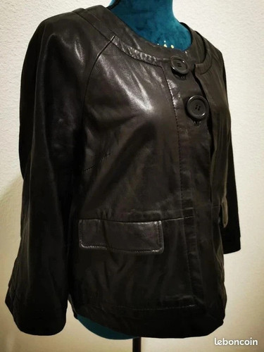 Veste cuir agneau - veste, d'agneau