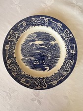 1 assiette plate faîence