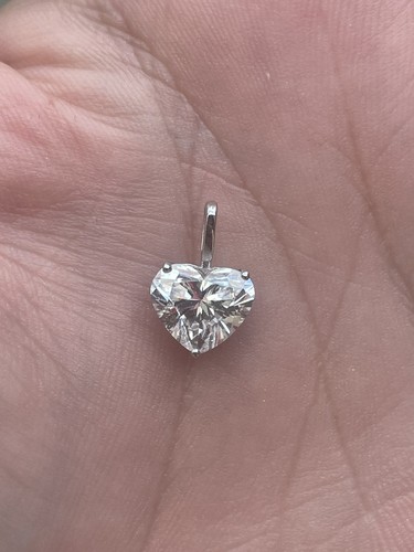 Pendentif blanc 14k - 14k, diamant