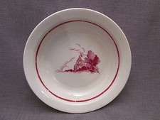 Plat creux art-deco ancien en