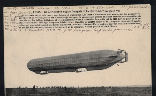 Cpa dirigeable rigide - cpa,