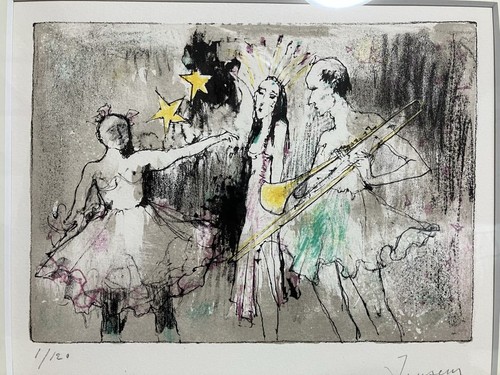 Lithographie jean jansem - lithographie, de