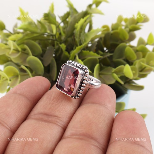 Bague solitaire argent 925 - bague,