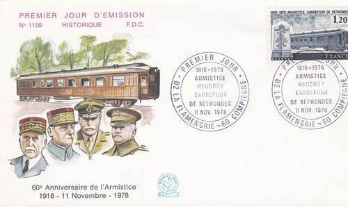 France 1978 fdc armistice - france,